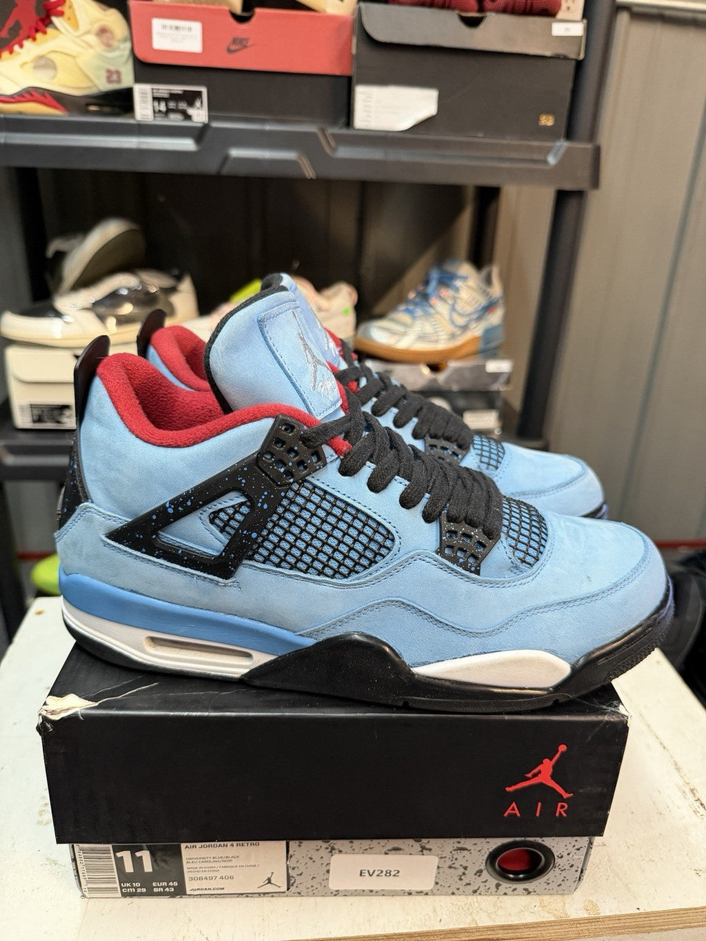 x Travis Scott Cactus Jack SIZE 11 - Nike Jordan 4 Retro - product image from the listing.