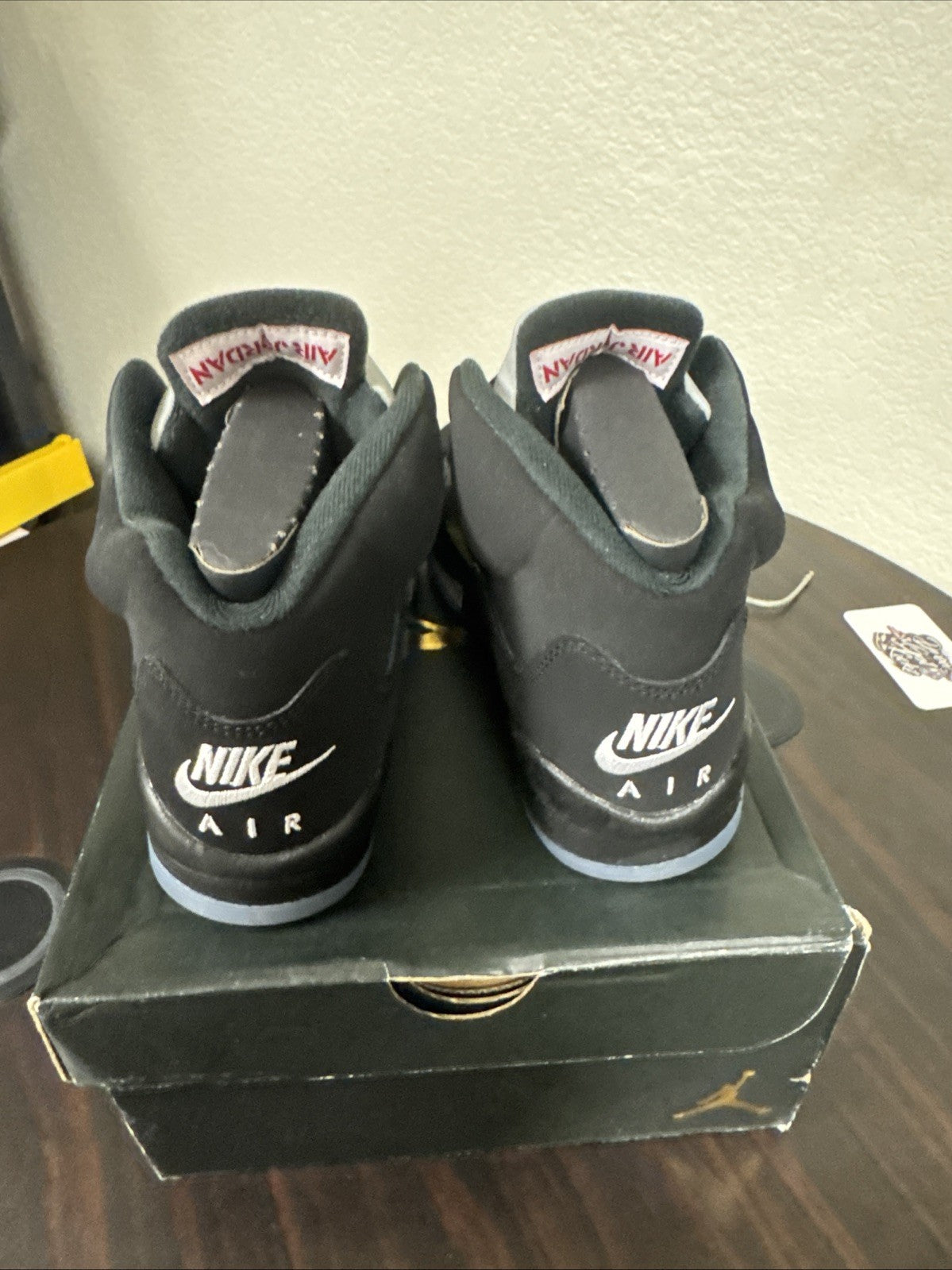 2016 jordan black metallic 5 size 5y - product image from the listing.
