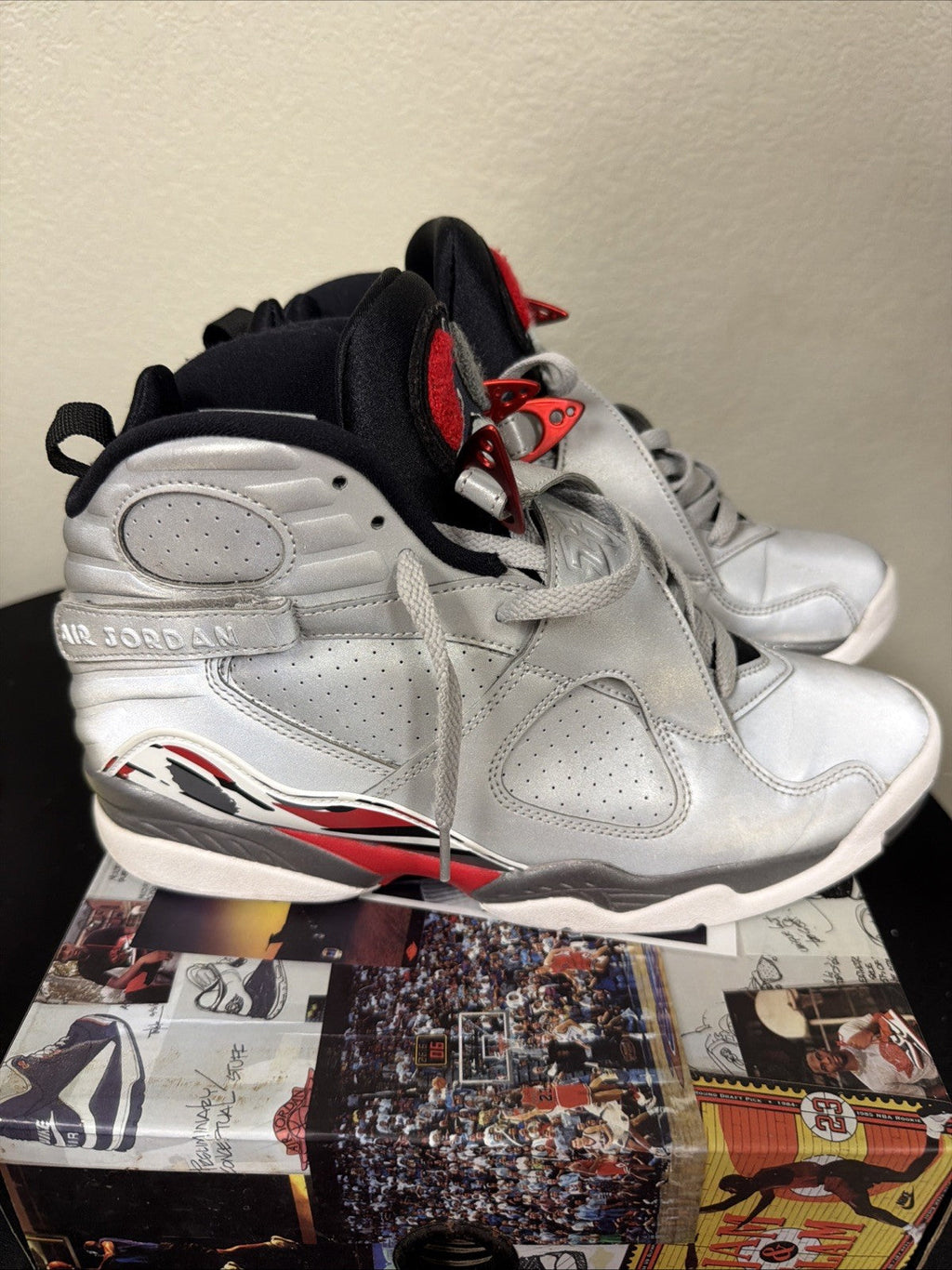 "Reflections of a Champion" Air Jordan 8 Retro SP CI4073-001 9.5 US - product image from the listing.