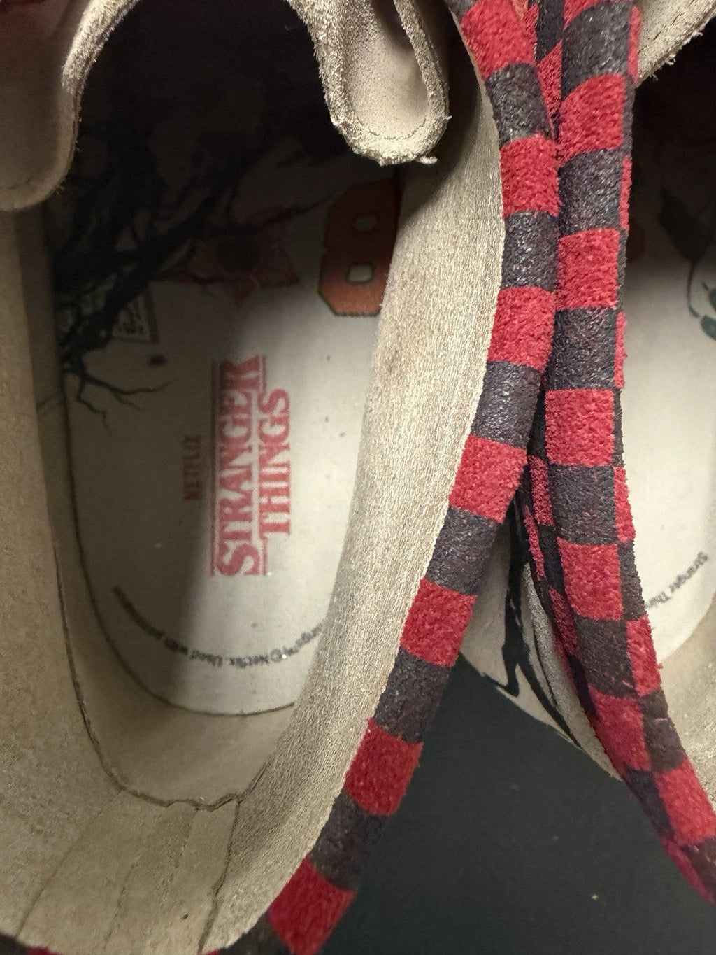 Men's Clarks Wallabee EVO x Stranger Things Hellfire Club - Size 8 - product image from the listing.