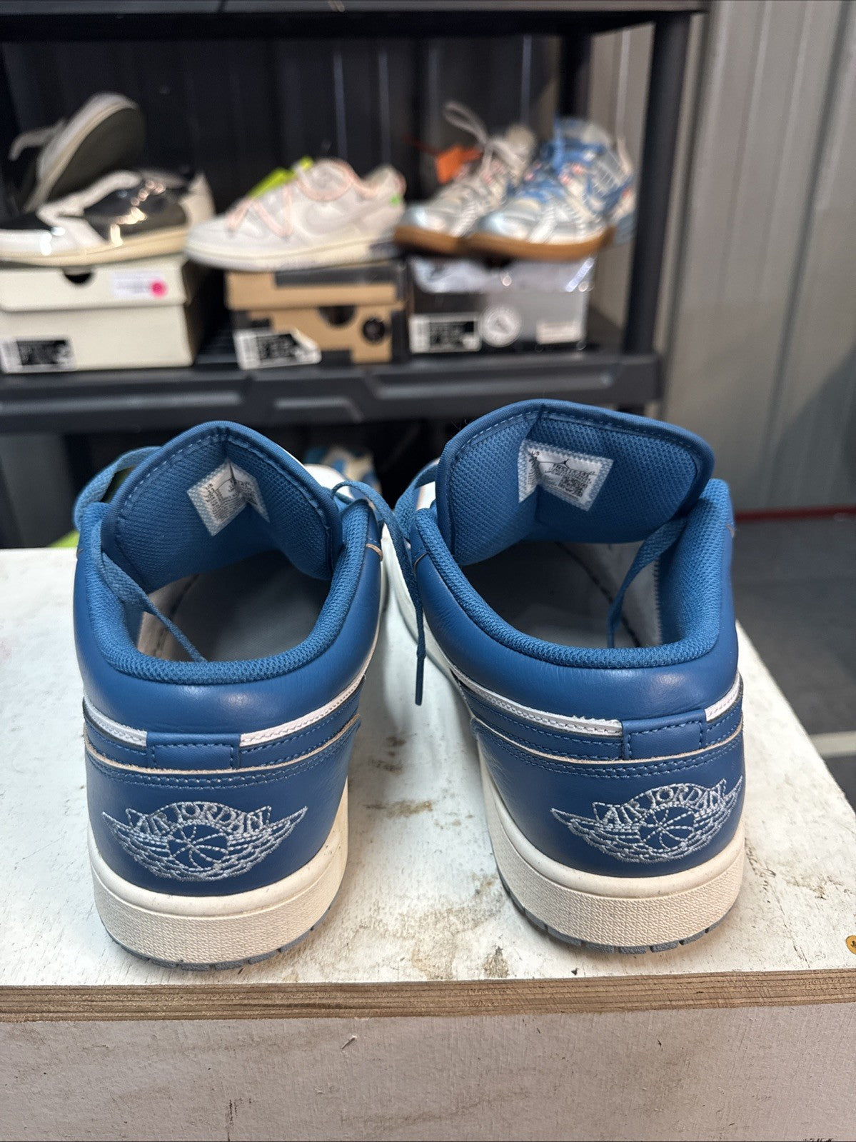 Jordan Air Jordan 1 Low SE Blue White | Replacement Box - Size 11 - product image from the listing.