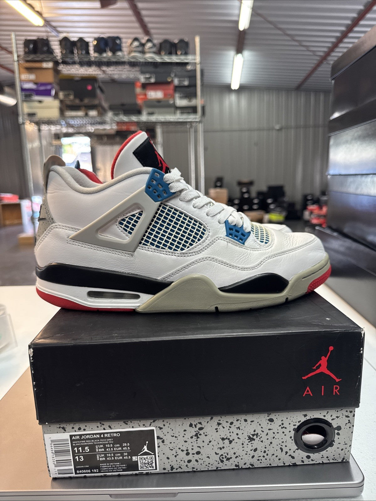 Jordan Air Jordan 4 Retro SE What The | Replacement Box - Size 11.5 - product image from the listing.