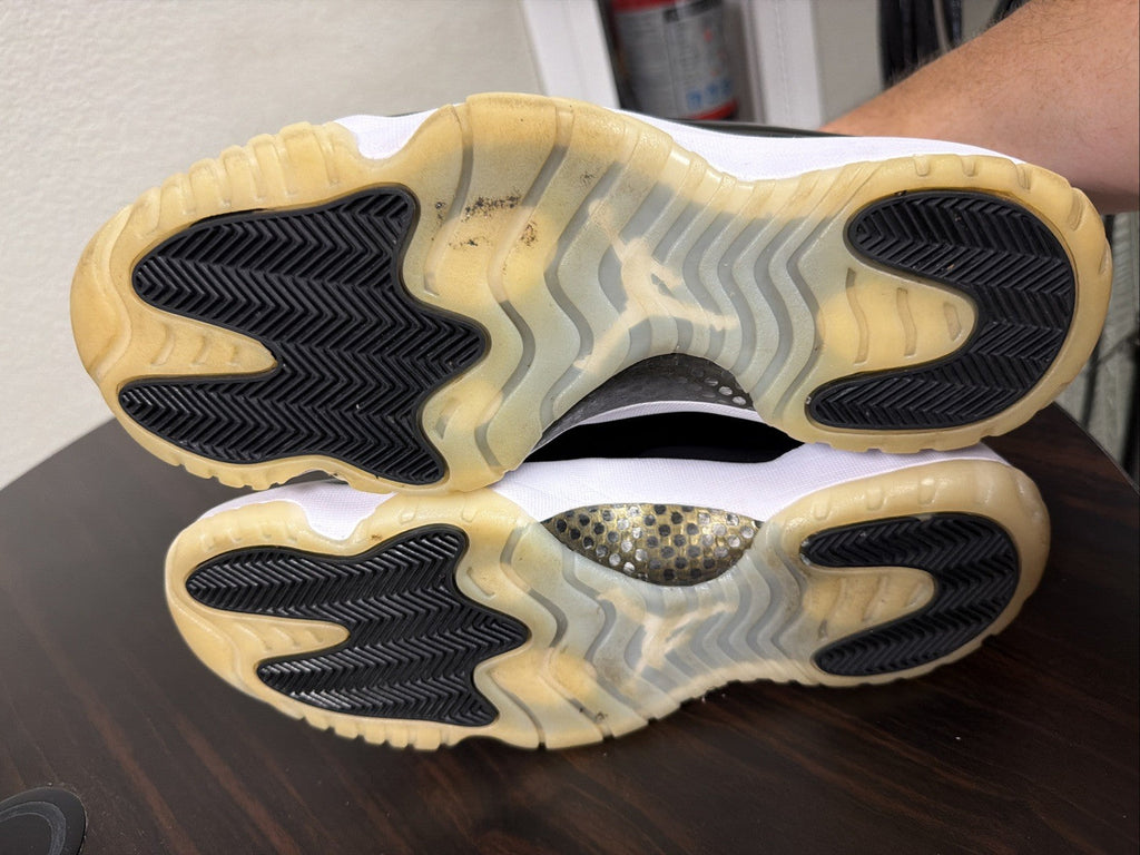 Air Jordan 11 Retro Gratitude White Metallic Gold Black 🔥🔥 - product image from the listing.
