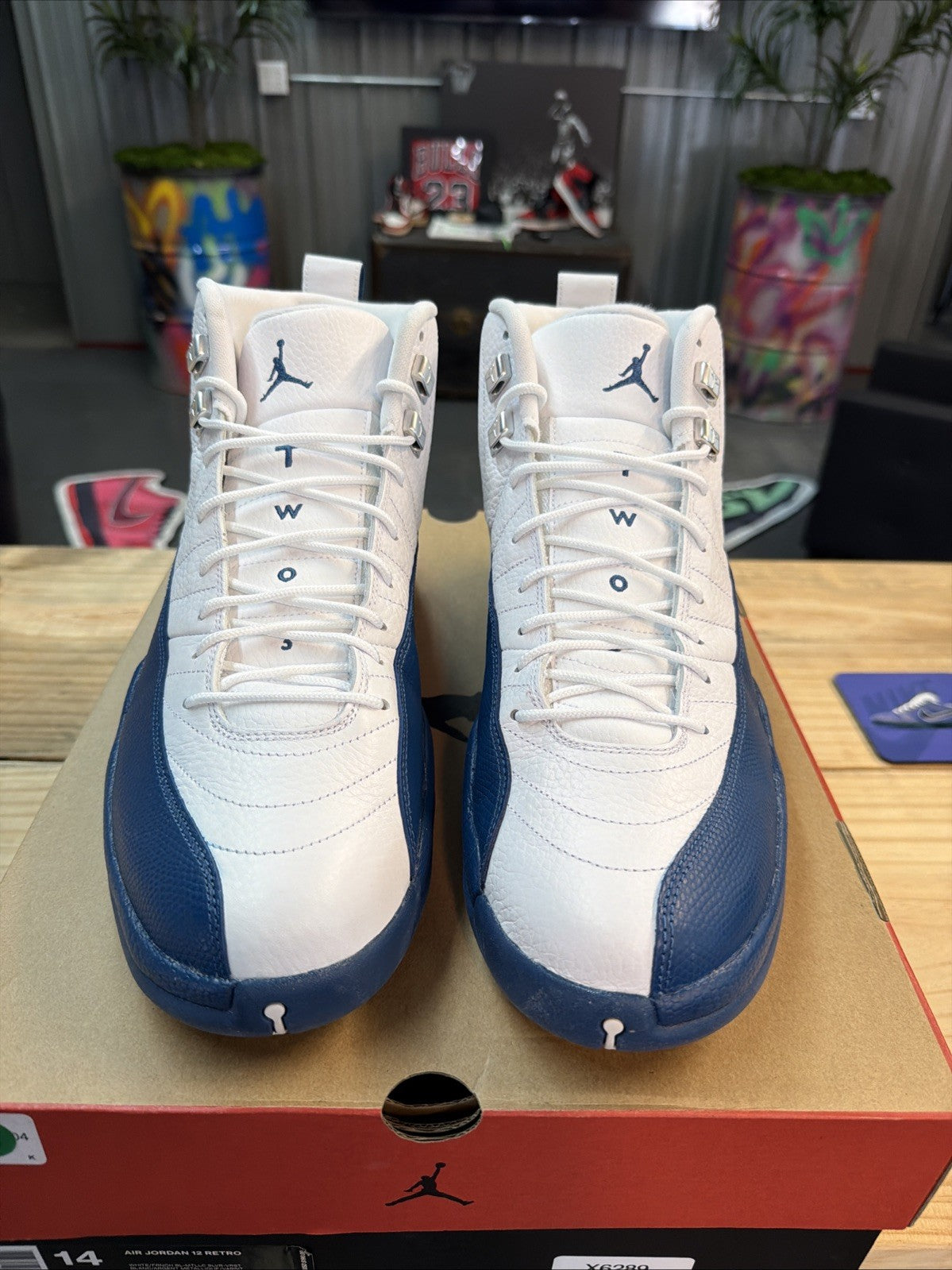 French Blue Size 14 - Jordan 12 - product image from the listing.