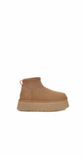 Women UGG Classic Mini Dipper Platform Boot 1168170 Chestnut Twinface Authentic - product image from the listing.