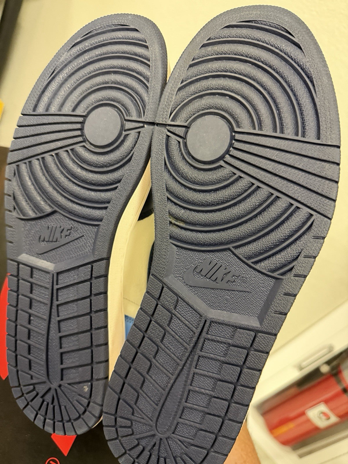 Obsidian UNC Size 12 - Nike Air Jordan 1 OG High - product image from the listing.