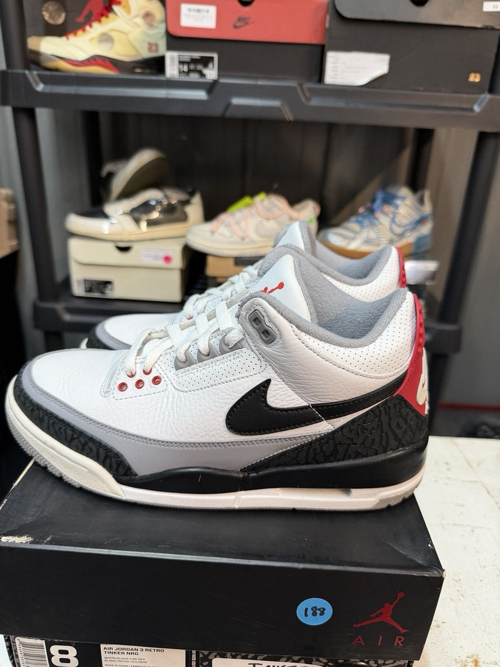 Jordan 3 Retro NRG Tinker 2018 - Size 8 - product image from the listing.