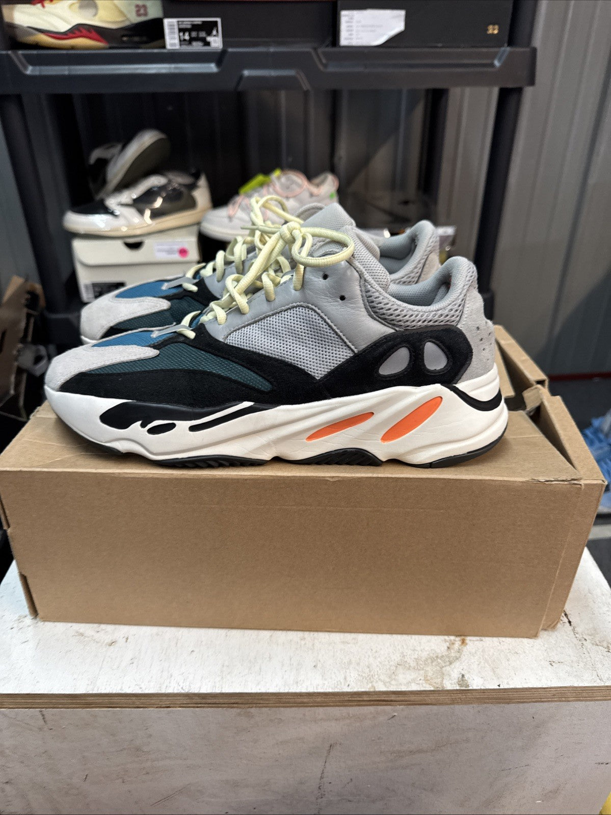 Yeezy Boost 700 Low Wave Runner - Size 14 by Adidas - product image from the listing.