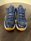 Navy Gum Size 10.5 Good Condition - Air Jordan 11 Retro Low - product image from the listing.