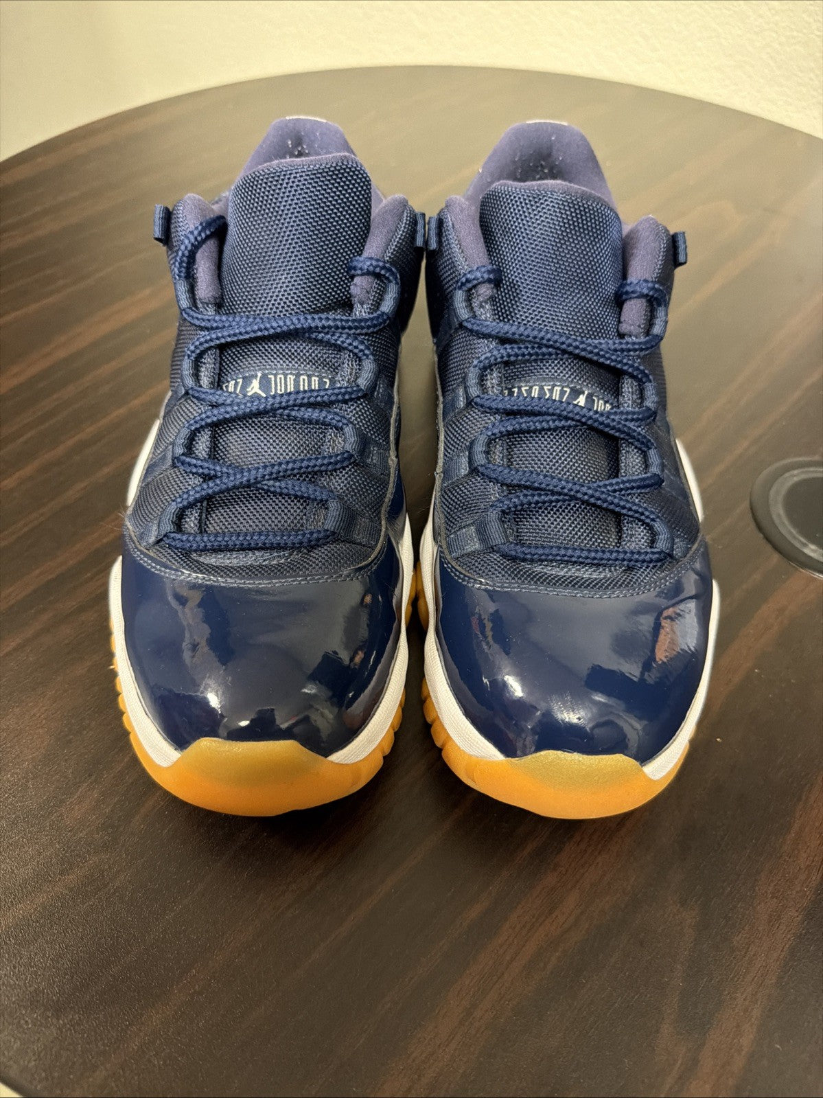 Navy Gum Size 10.5 Good Condition - Air Jordan 11 Retro Low - product image from the listing.