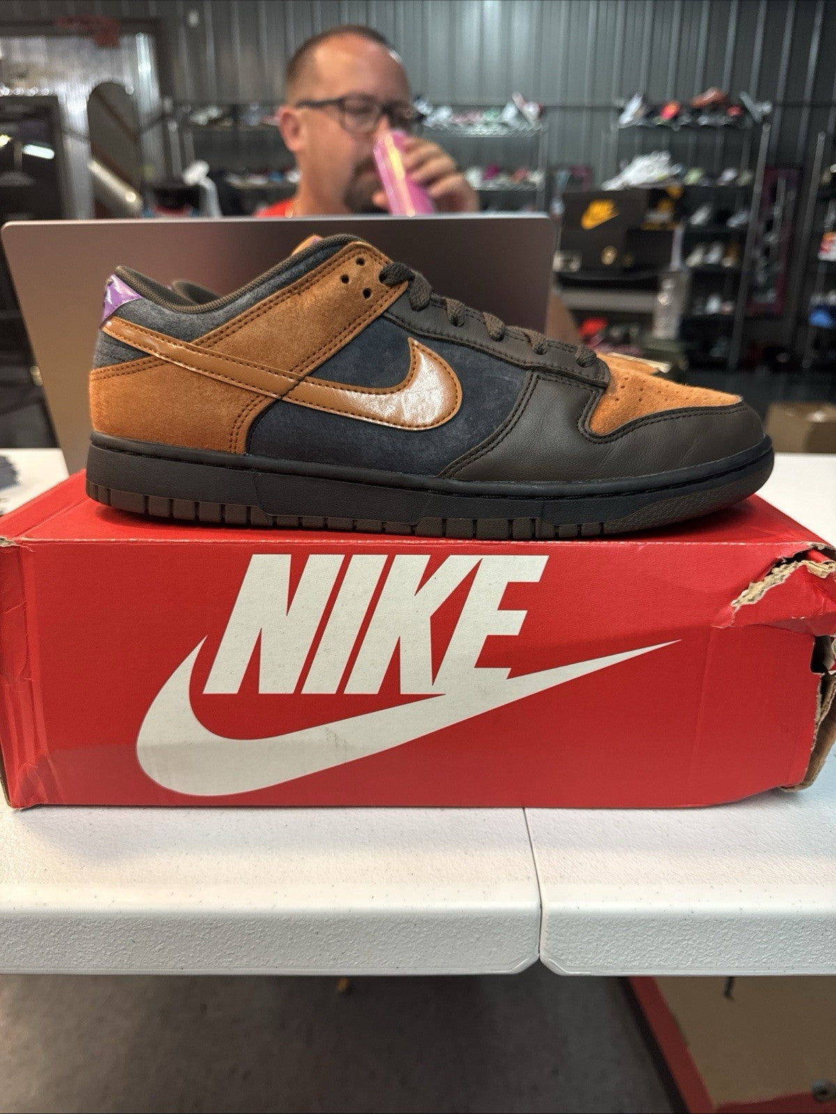 Nike Dunk Cider | Wore Once - Size 10.5 - product image from the listing.