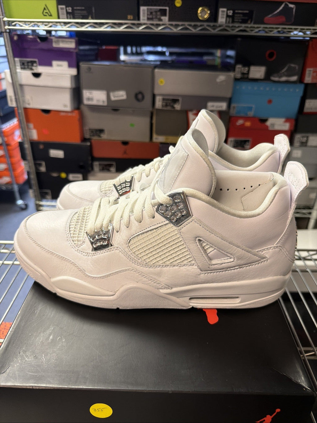 Pure Money Size 13 - Nike Air Jordan 4 Retro Mid 308497-100 - product image from the listing.