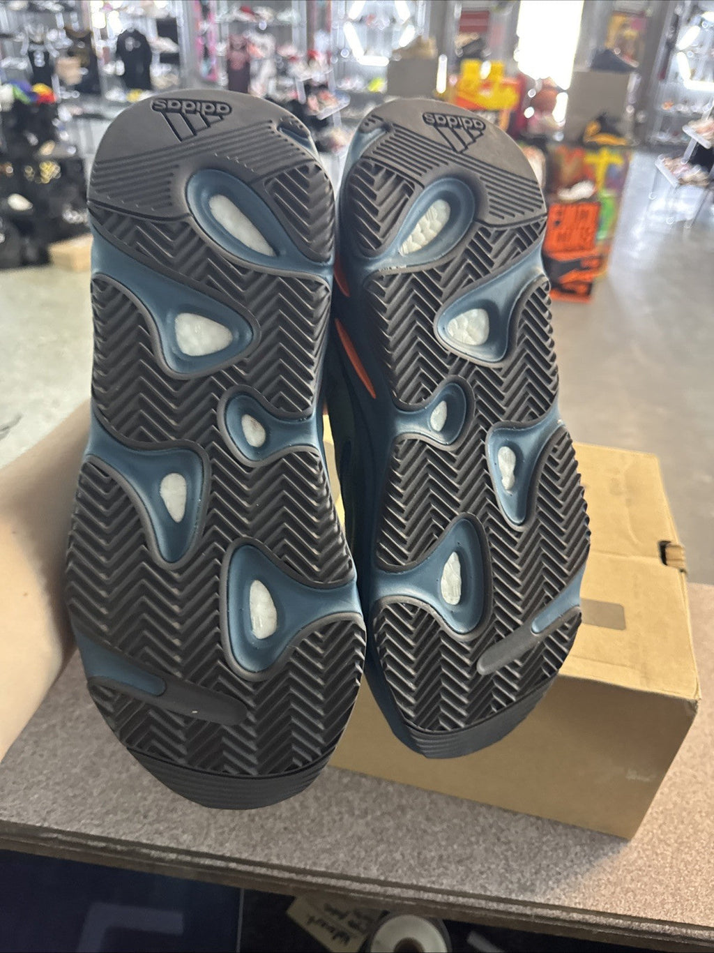 Adidas Yeezy Boost 700 Faded Azure | Wore Once - Size 11 - product image from the listing.