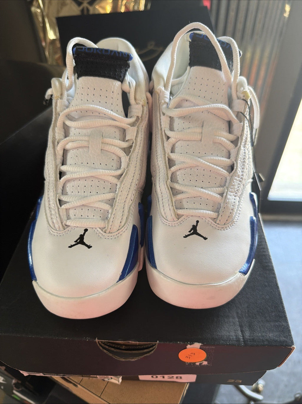 "Hyper Royal" Air Jordan 14 Retro (2020) (GS) Sneakers Unisex Youth Kids Young - product image from the listing.