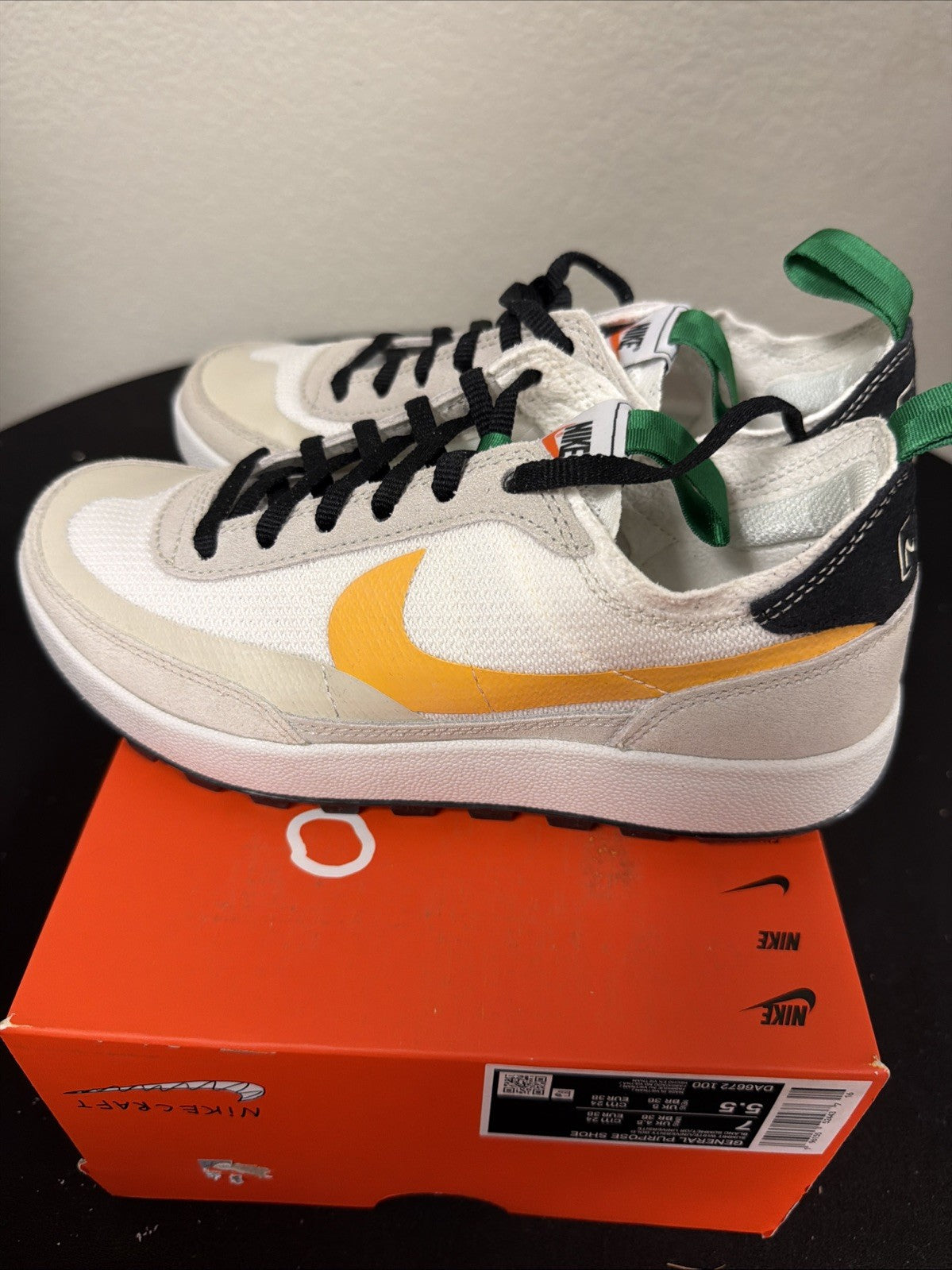 Women's Size 7 in Size - Tom Sachs x NikeCraft General Purpose Shoe Summit White - product image from the listing.