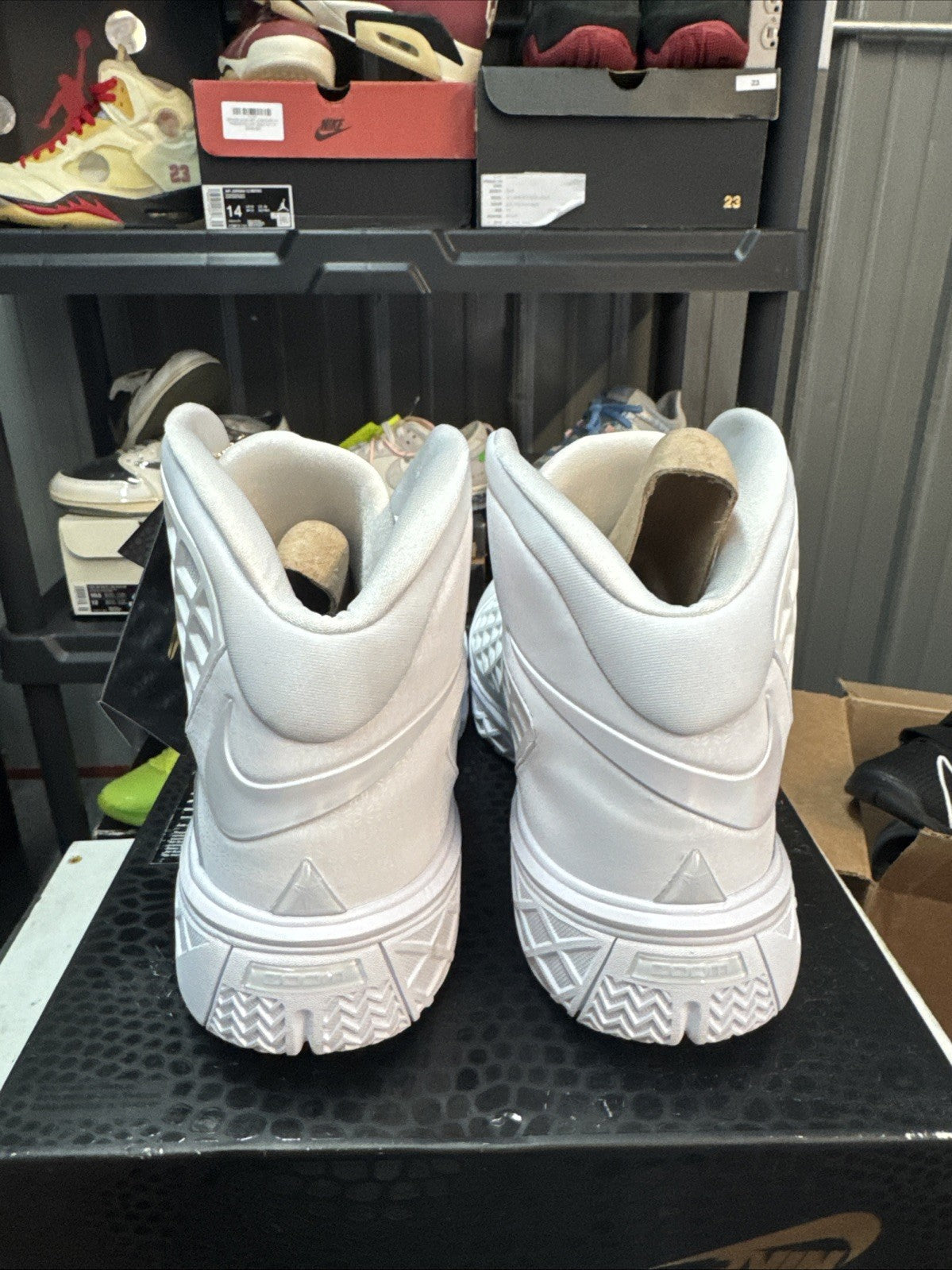 Men's Nike Kobe III Protro Triple White HM4351 100 Size 14 | Topless Box - product image from the listing.