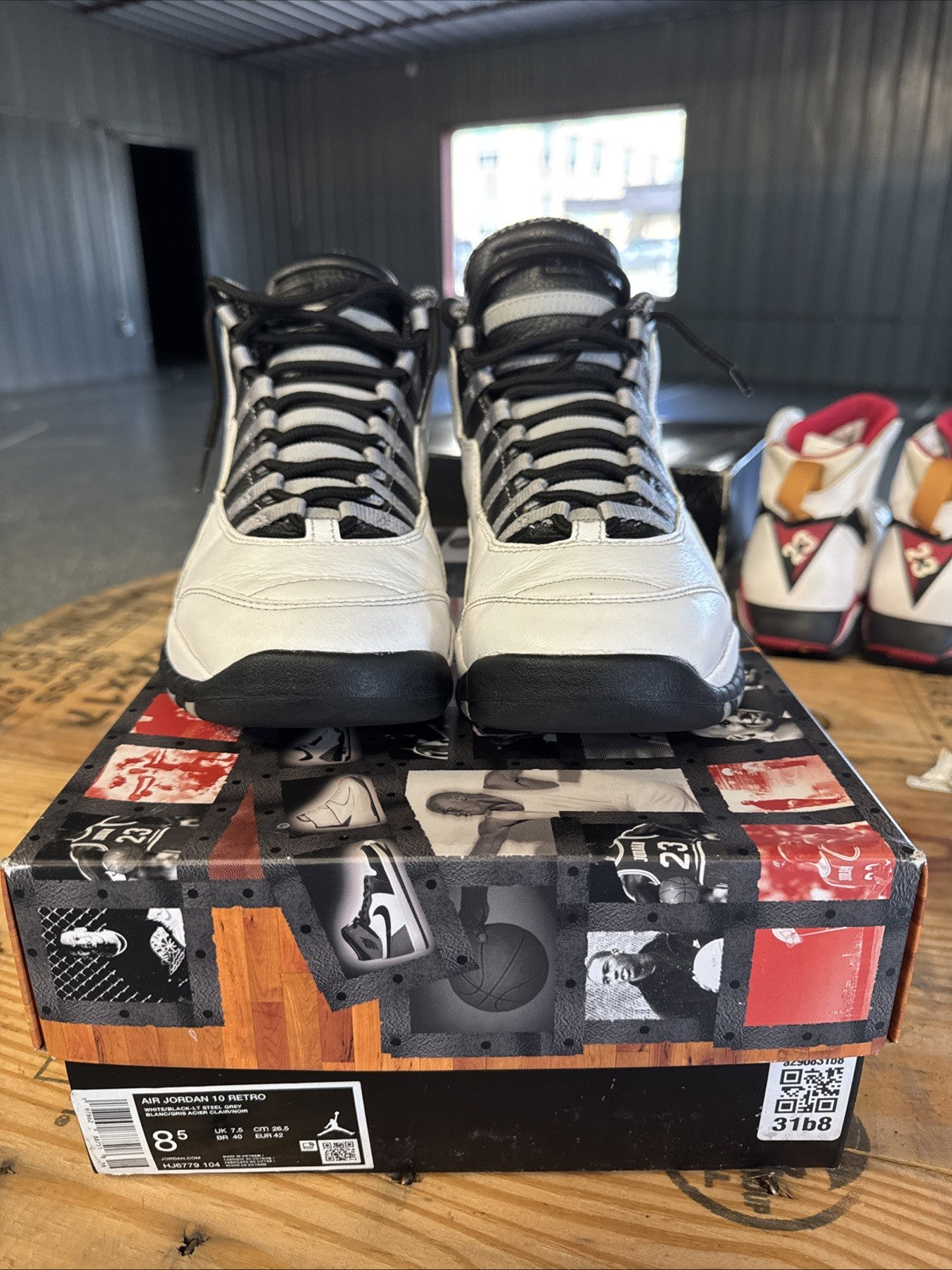 "STEEL" Size 8.5 - Air Jordan 10 Retro 2025 - product image from the listing.