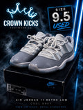 Air Jordan 11 Retro Low Cement Grey - Size 9.5 - product image from the listing.
