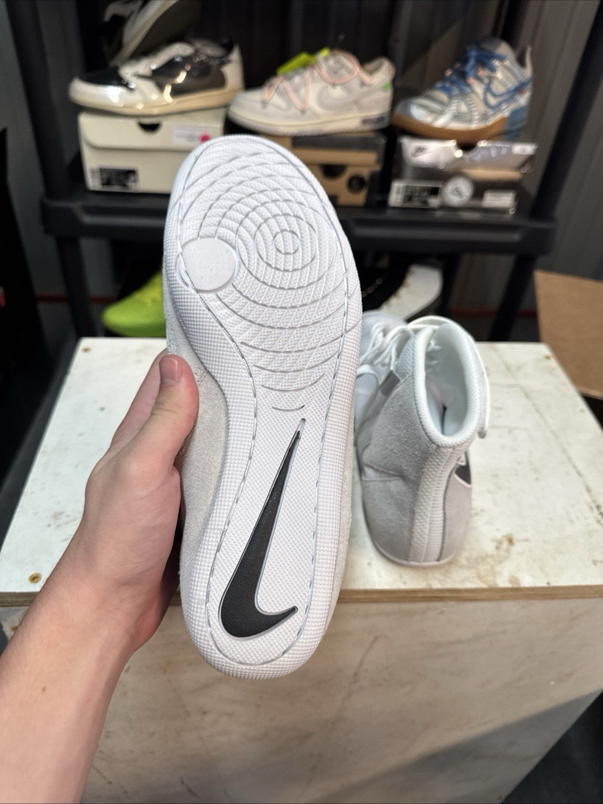 Nike Speedsweep VIII 8 White/Photon Dust/Black | No Box - Size 11 - product image from the listing.