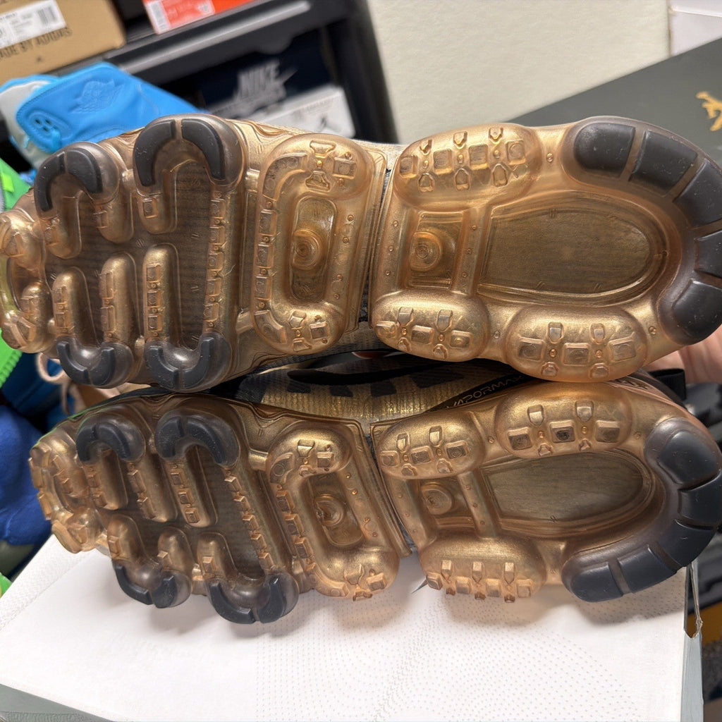 Nike Air VaporMax 2019 Black Metallic Gold AR6631-002 Size 12 US Footwear (285) - product image from the listing.