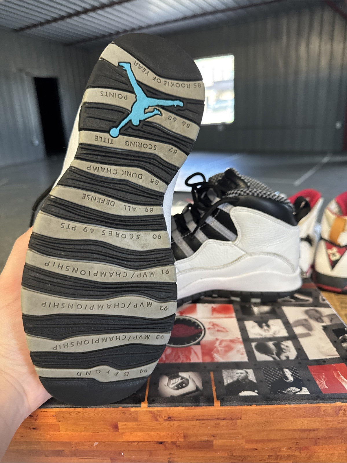 "STEEL" Size 8.5 - Air Jordan 10 Retro 2025 - product image from the listing.