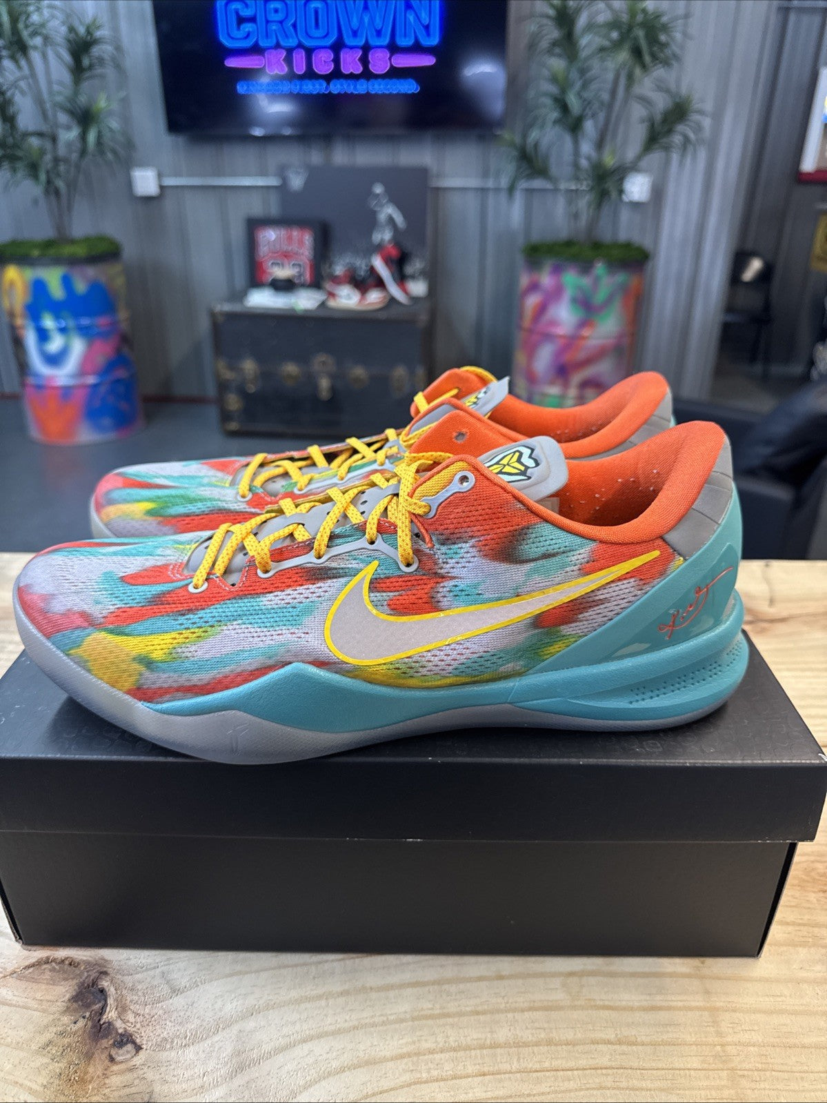 "Venice Beach" Size 15 - Nike Kobe 8 Protro 2024 | Slightly Worn - product image from the listing.