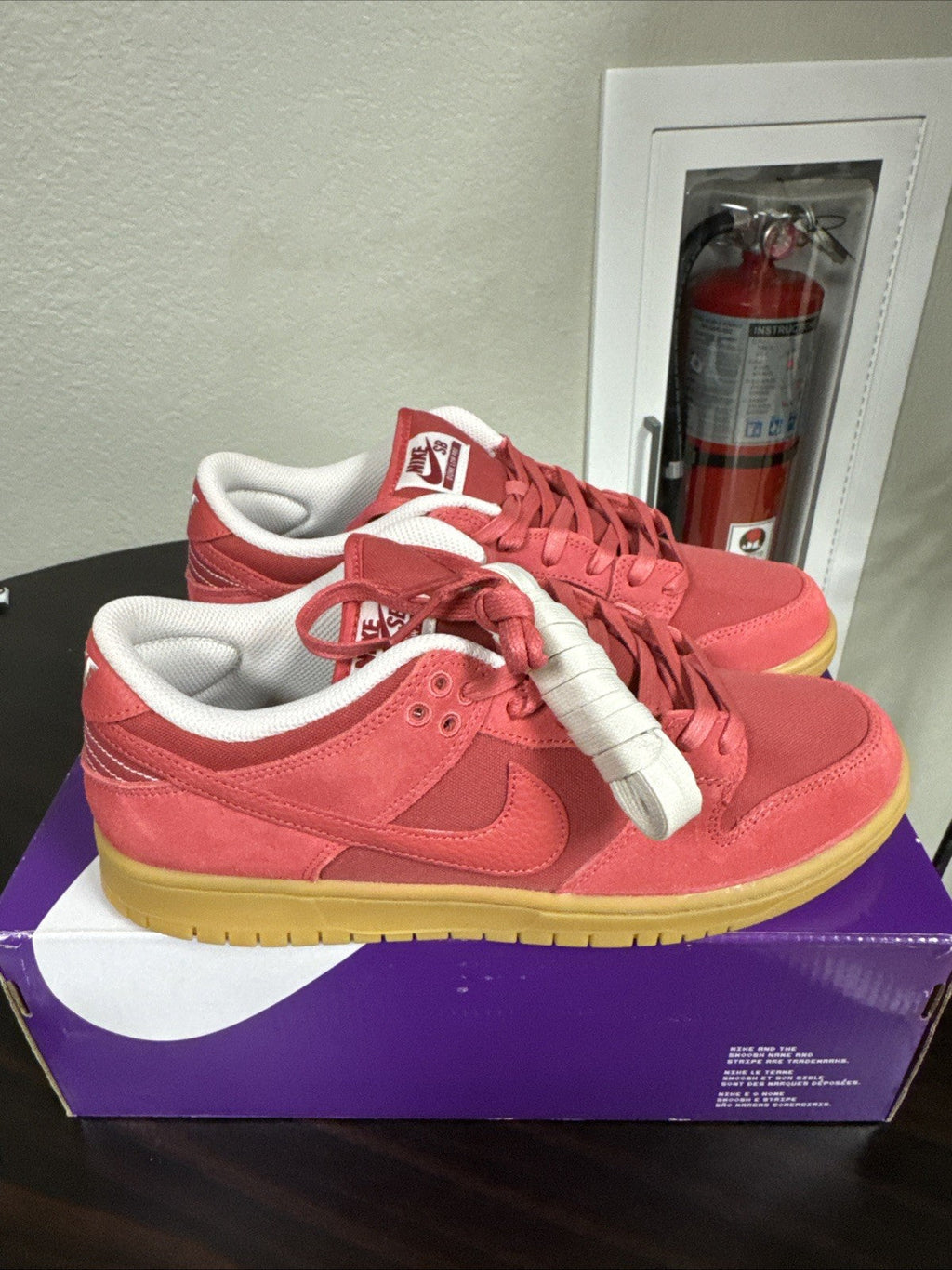 Men's [DV5429-600] Nike SB DUNK LOW 'ADOBE' - product image from the listing.