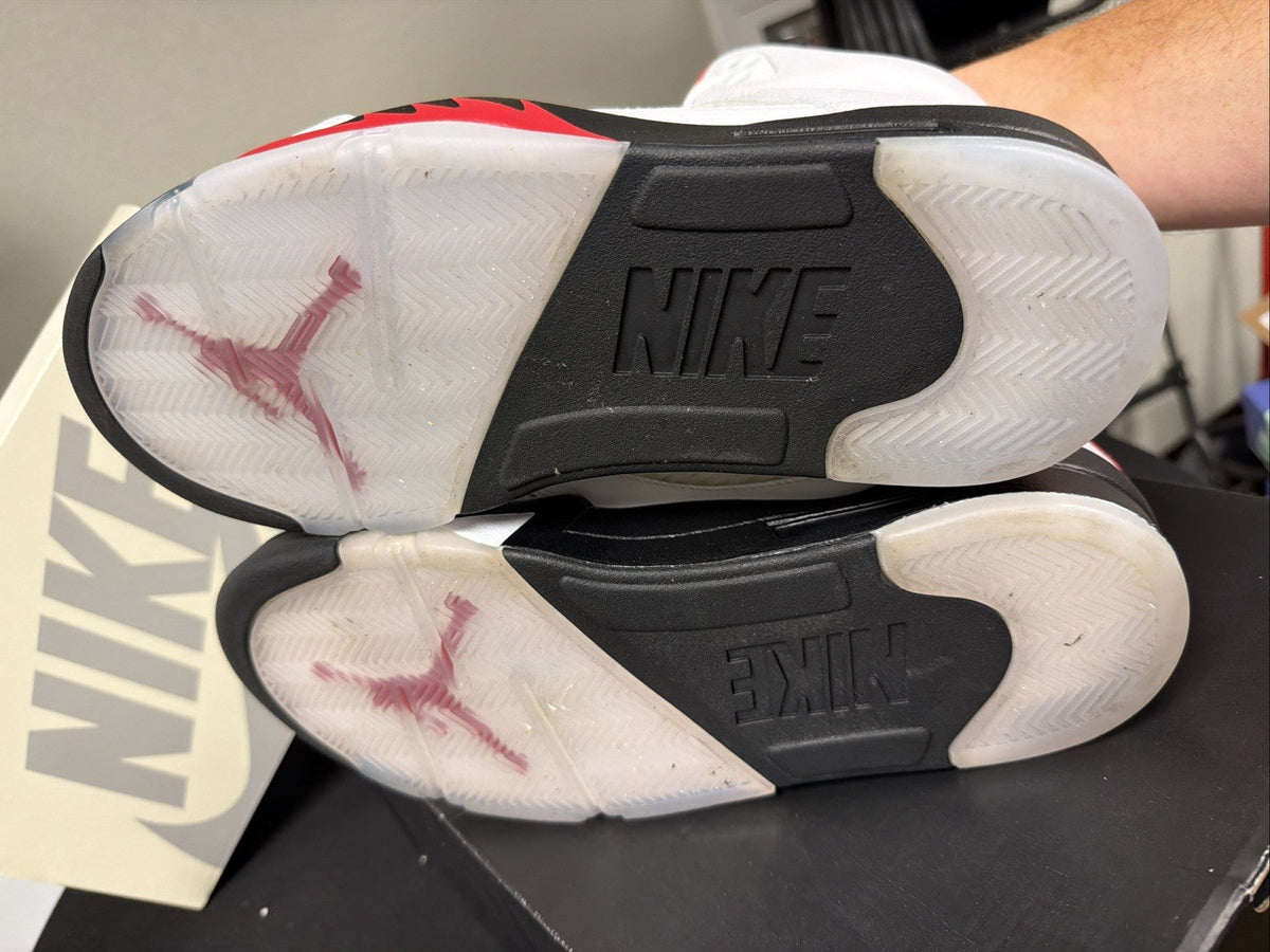 Fire Red 10.5 with box - Air Jordan 5 Retro Mid - product image from the listing.