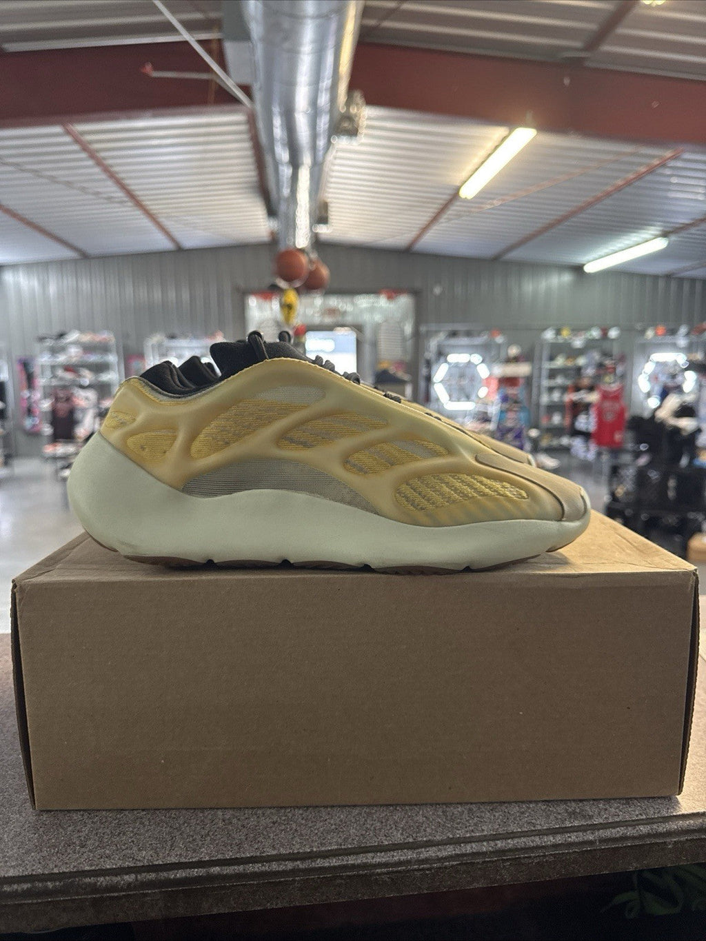 Yeezy 700 V3 Sunflower | Replacement Box - Size 9.5 - product image from the listing.