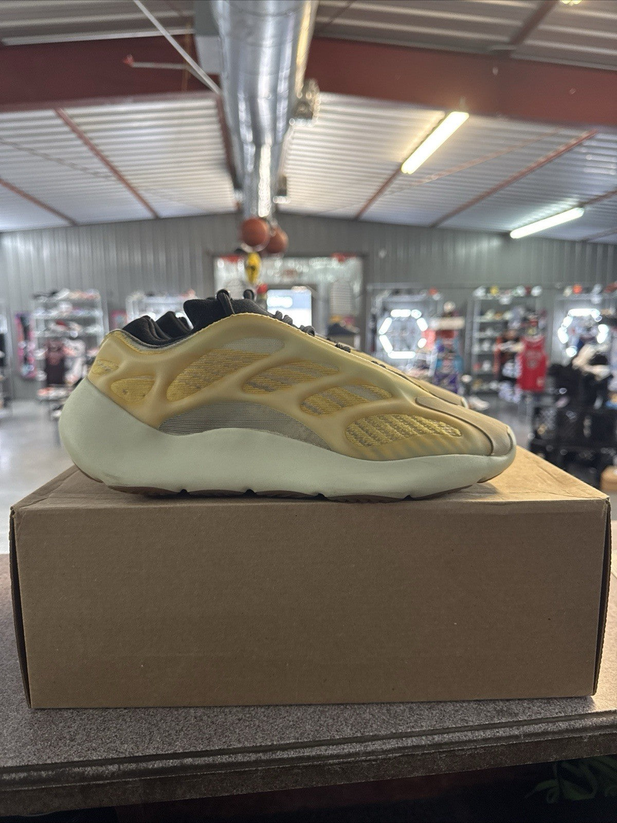 Yeezy 700 V3 Sunflower | Replacement Box - Size 9.5 - product image from the listing.