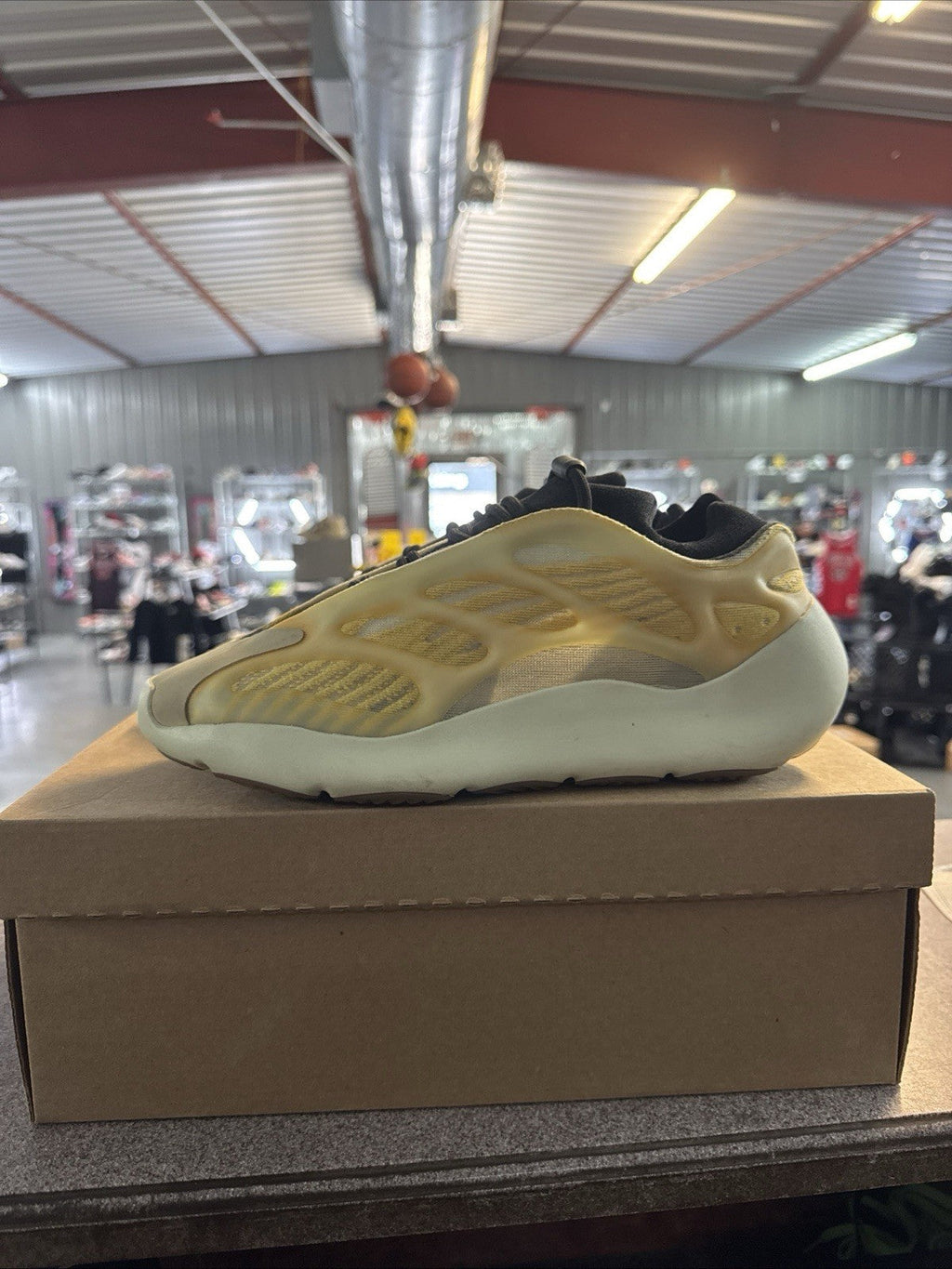 Yeezy 700 V3 Sunflower | Replacement Box - Size 9.5 - product image from the listing.
