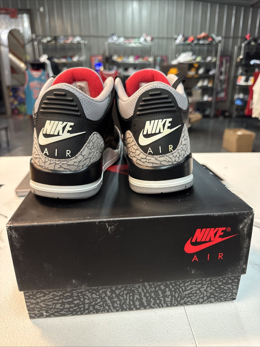 Air Jordan 3 Retro OG 2024 Black Cement - Size 8 - product image from the listing.