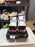 Men's Air Jordan 11 Low GS Concord Bred White Sneakers 528896-160 Size 7Y Used - product image from the listing.