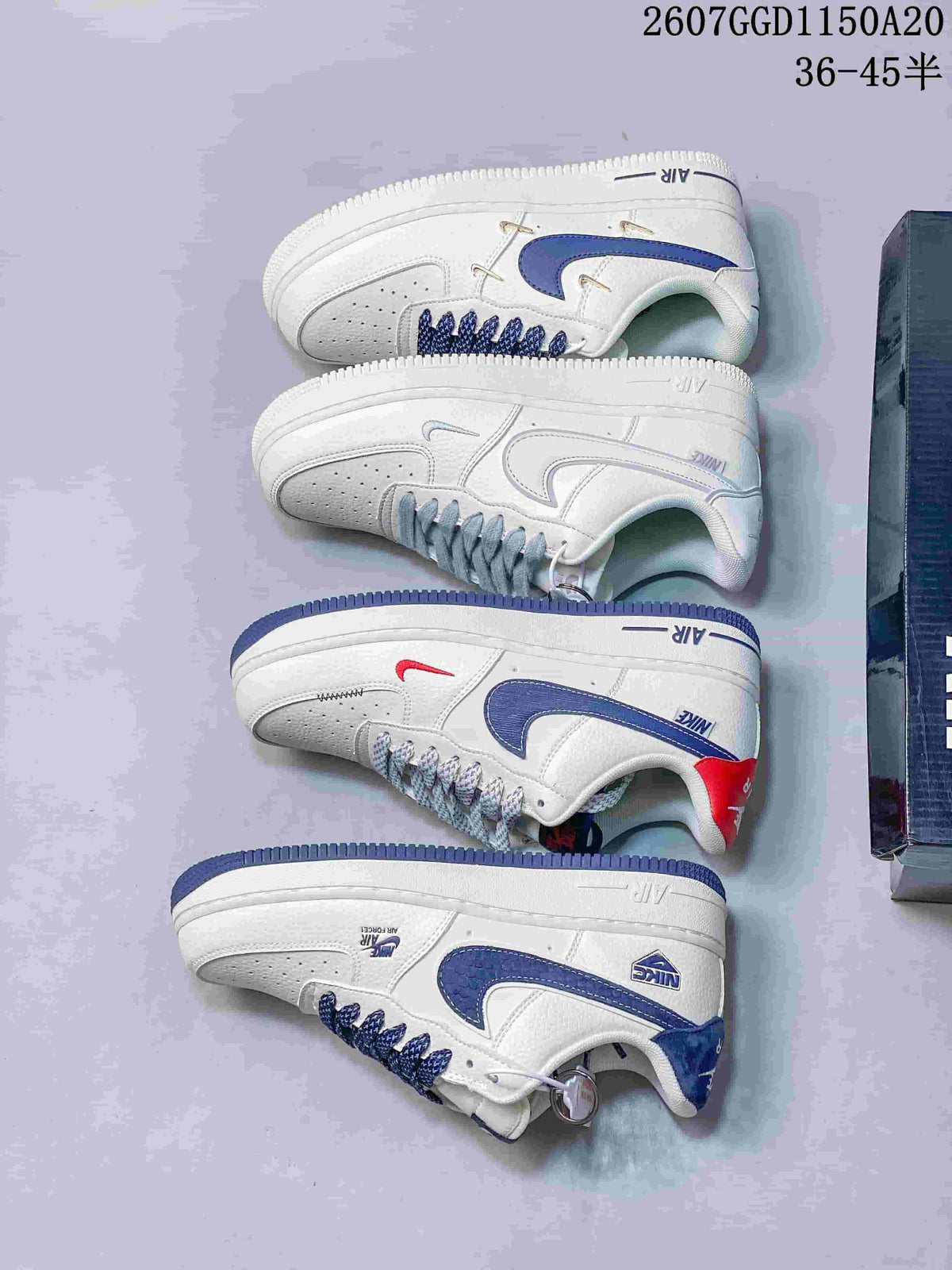 Nike Air Force 1 '07 Low Low-Top Sneakers in White - product image from the listing.