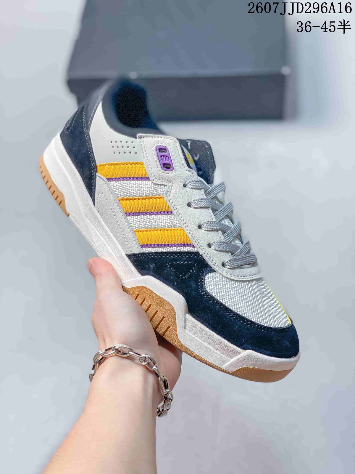adidas Tekkira Cup Sneakers in White Navy Yellow JJD296A16 - product image from the listing.