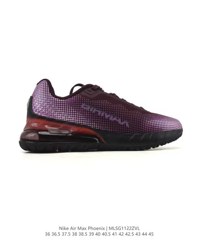 Nike Air Max Phoenix Sneakers in Black Purple MLSG112ZVL - product image from the listing.