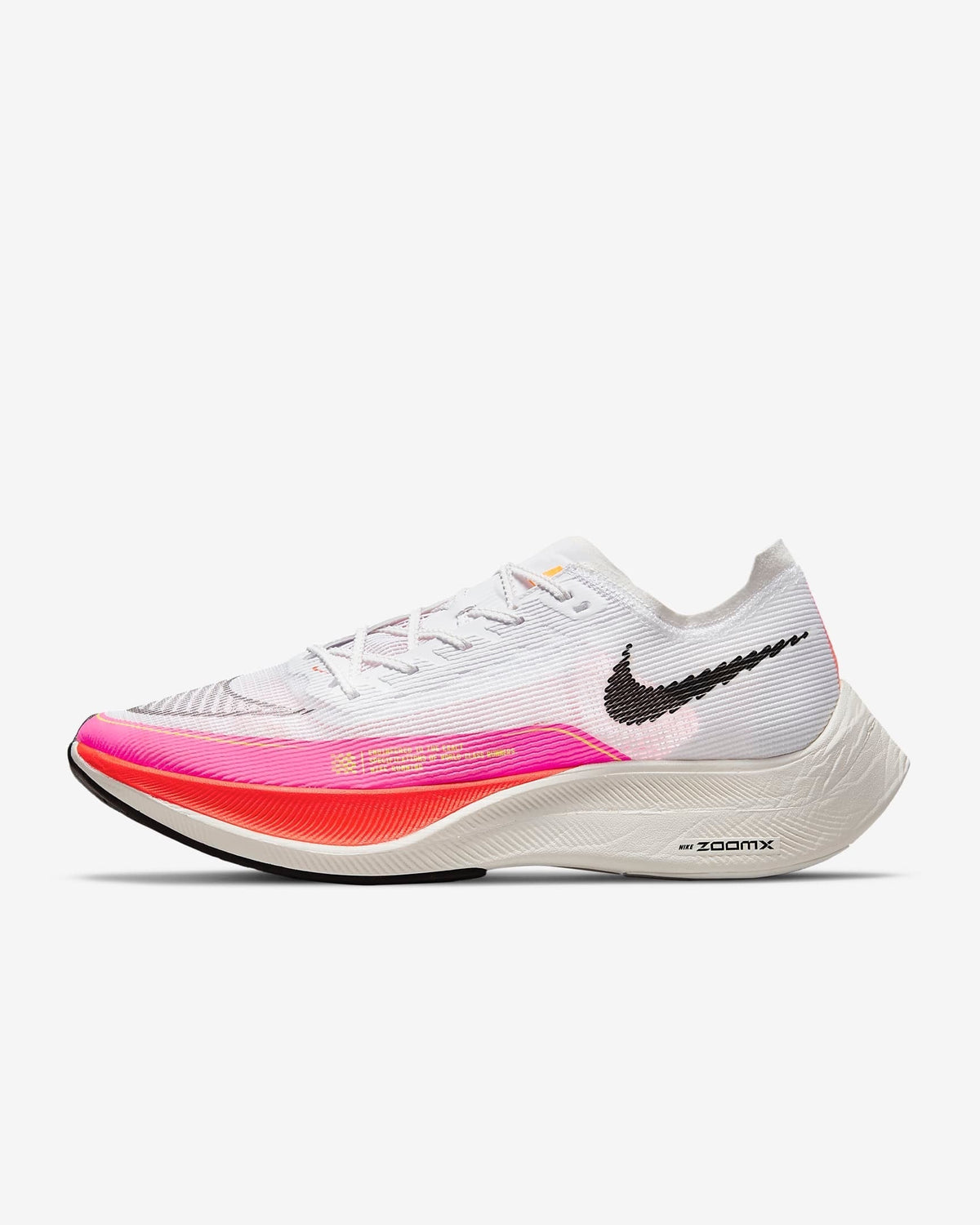Nike ZoomX Vaporfly NEXT% 2 Rawdacious Shoes for Running DJ5457-100 - product image from the listing.