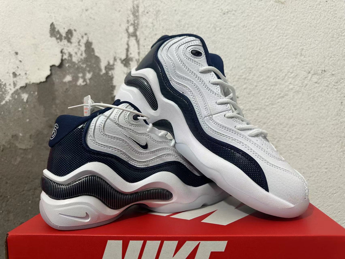 Nike Air Max 97 Sneakers in White and Navy - product image from the listing.