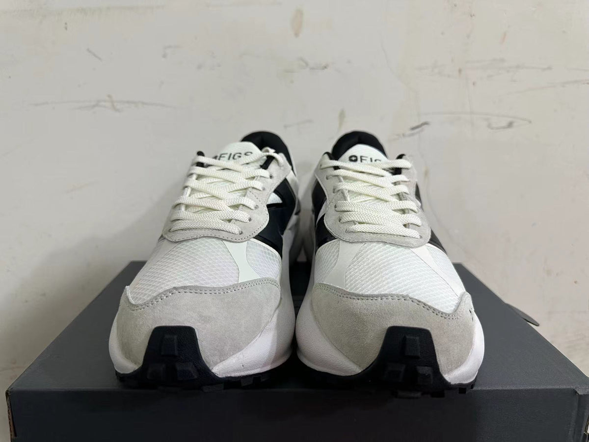 White and Black New Balance 3447 Sneakers - product image from the listing.