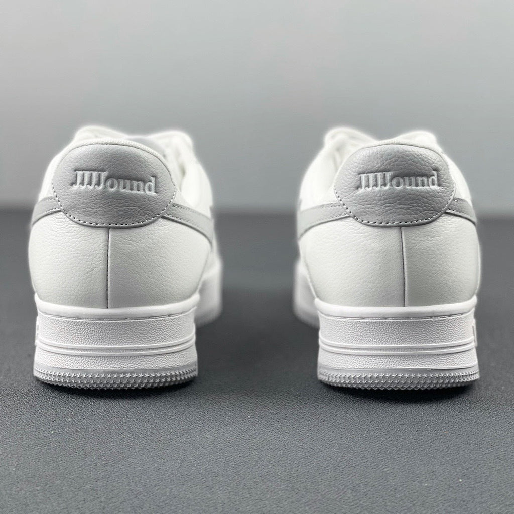 White and Grey BAPE STA Low Sneakers - product image from the listing.