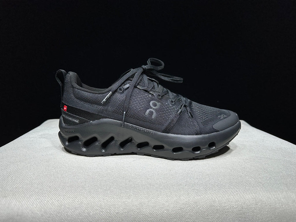 On Cloudsurfer Trail Trail Running Shoes in Black - product image from the listing.