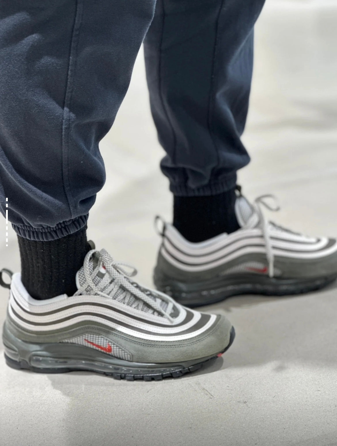 Nike Air Max 97 Sneakers FB9619-001 in Olive - product image from the listing.