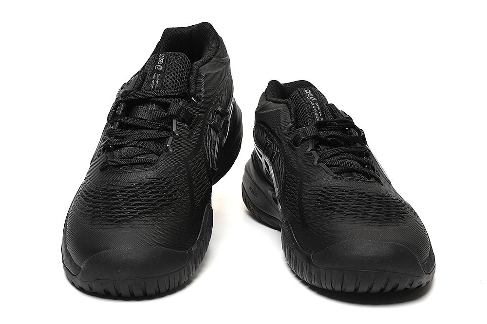 ASICS GEL-RESOLUTION Black Tennis Footwear - product image from the listing.
