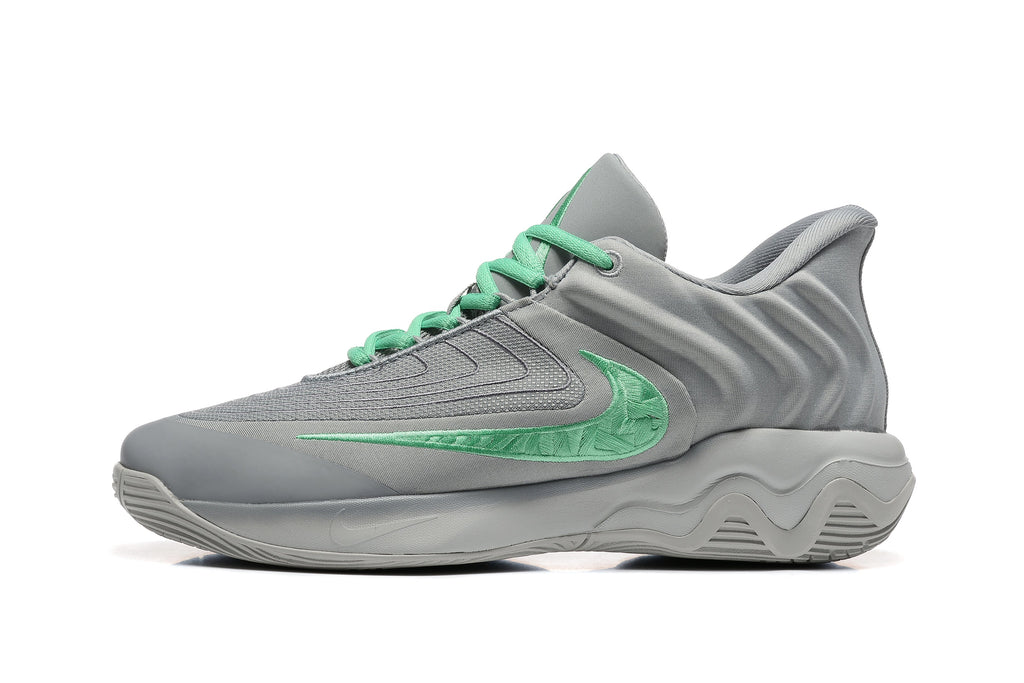 Nike 885-8 Basketball Sneakers in Gray Green - product image from the listing.