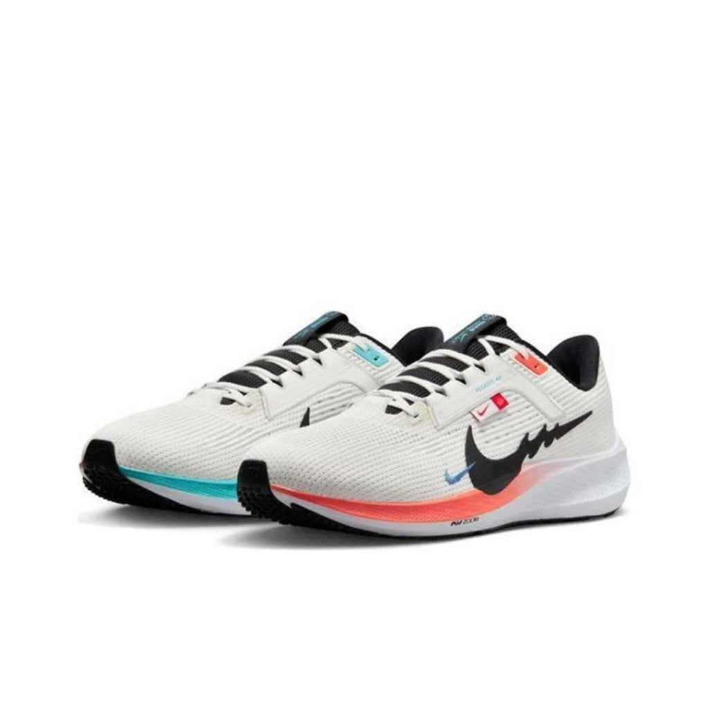 Nike Air Zoom Pegasus 40 Running Shoes in White Multicolor FZ5055-101 - product image from the listing.