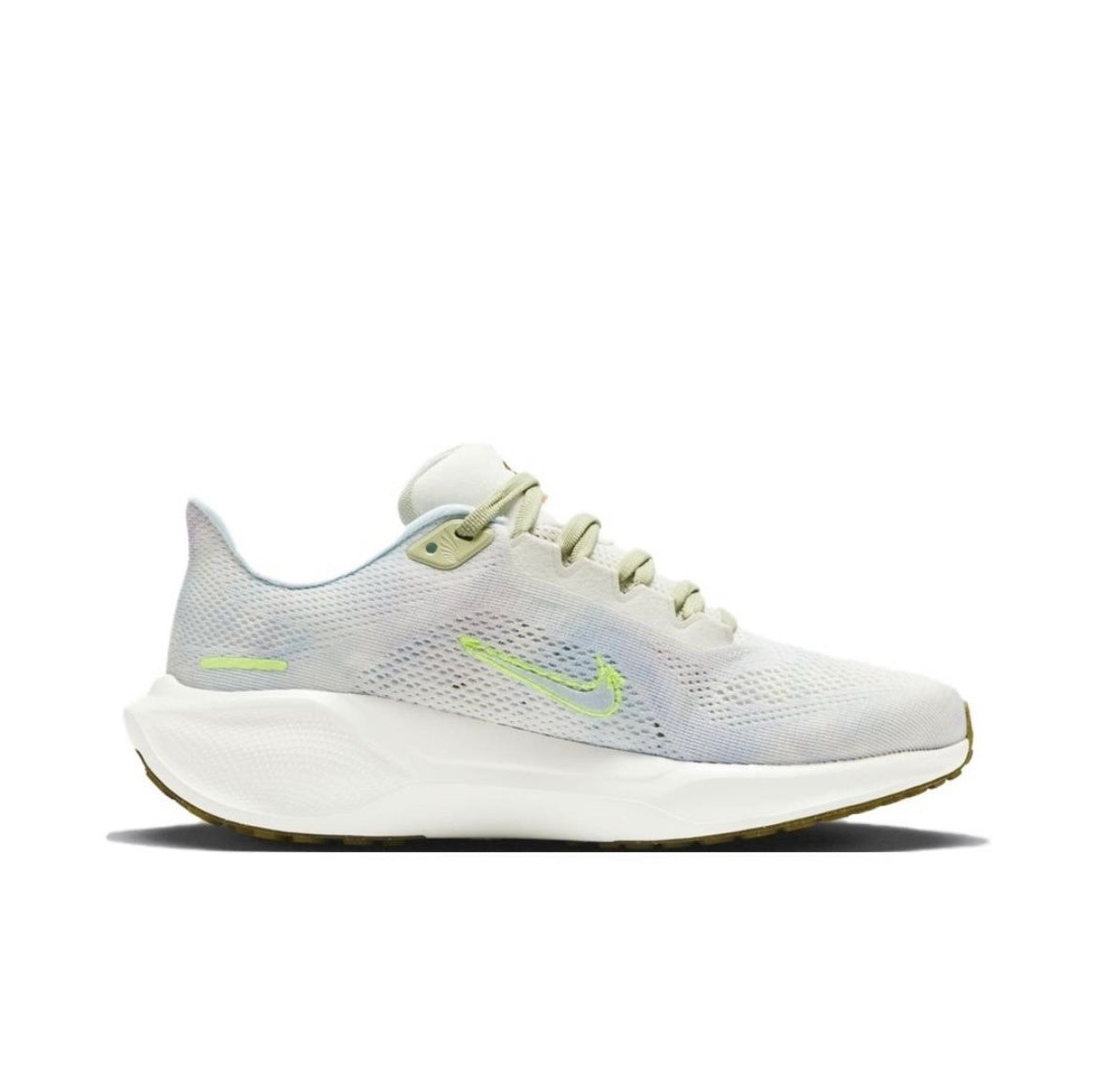 Nike Pegasus 41 Running Shoes in White and Green HQ3465-143 - product image from the listing.