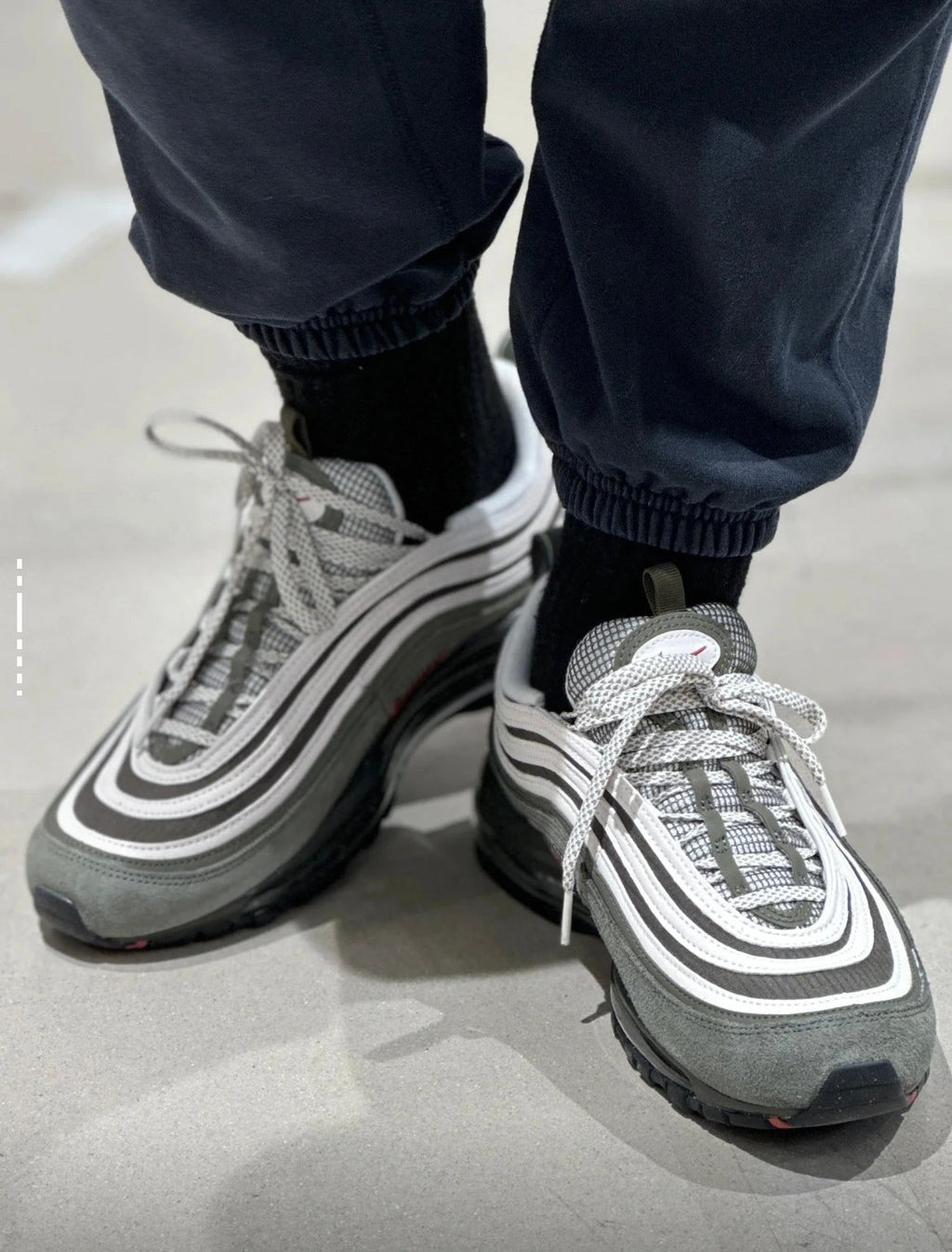 Nike Air Max 97 Sneakers FB9619-001 in Olive - product image from the listing.