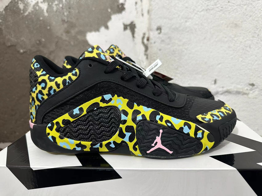 Jordan Luka 1 Basketball Footwear Black Leopard Print - product image from the listing.