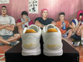Nike Kobe 5 Basketball Shoes in White Black - product image from the listing.