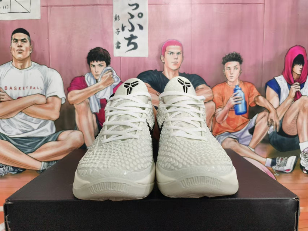 White Nike Kobe All-Star 2.0 Basketball Sneakers - product image from the listing.